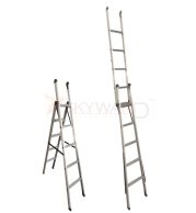 Model No. 1600 Aluminium Double Sided Ladder for Home, Shop and Industrial Access Use, Professional Dual Access Climbing Ladder for Maintenance, Storage and Everyday Working Tasks 